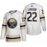 Camiseta Hockey Buffalo Sabres Johan Larsson Tercera Blanco