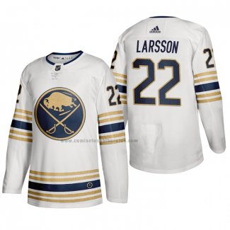 Camiseta Hockey Buffalo Sabres Johan Larsson Tercera Blanco