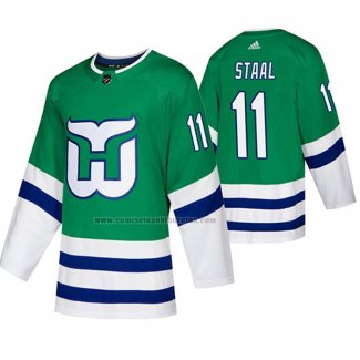 Camiseta Hockey Carolina Hurricanes Jordan Staal Whalers Night Verde