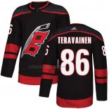 Camiseta Hockey Carolina Hurricanes Teuvo Teravainen Autentico Alterno Negro