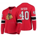 Camiseta Hockey Chicago Blackhawks John Hayden Rojo