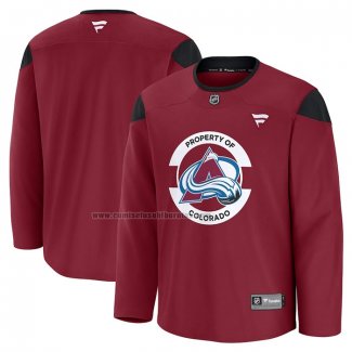 Camiseta Hockey Colorado Avalanche Practice Rojo