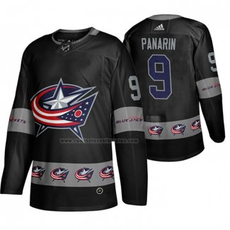 Camiseta Hockey Columbus Blue Jackets Artemi Panarin Breakaway Negro