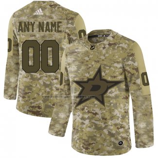 Camiseta Hockey Dallas Stars 2019 Salute to Service Personalizada Camuflaje