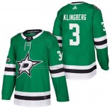 Camiseta Hockey Dallas Stars John Klingberg Autentico Primera 2018 Verde