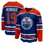 Camiseta Hockey Edmonton Oilers Adam Henrique Primera Breakaway Azul