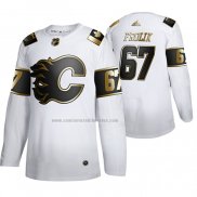 Camiseta Hockey Golden Edition Calgary Flames Michael Frolik Limited Blanco