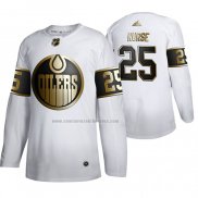 Camiseta Hockey Golden Edition Edmonton Oilers Darnell Nurse Limited Blanco