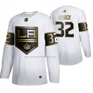 Camiseta Hockey Golden Edition Los Angeles Kings Jonathan Quick Limited Blanco