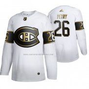 Camiseta Hockey Golden Edition Montreal Canadiens Jeff Petry Autentico Blanco