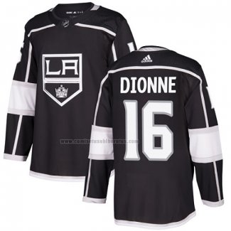 Camiseta Hockey Los Angeles Kings Marcel Dionne Primera Autentico Negro