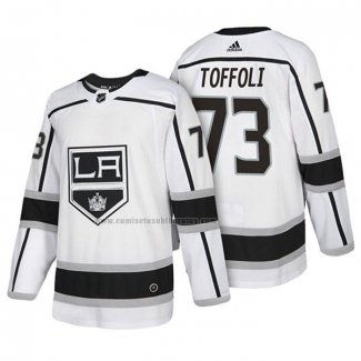 Camiseta Hockey Los Angeles Kings Tyler Toffoli Autentico Segunda 2018 Blanco