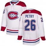 Camiseta Hockey Montreal Canadiens Jeff Petry Road Autentico Blanco