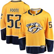 Camiseta Hockey Nashville Predators Cal Foote Primera Breakaway Oro