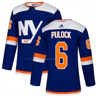 Camiseta Hockey New York Islanders Ryan Pulock Autentico Alterno Azul