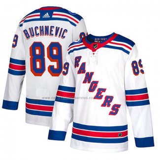 Camiseta Hockey New York Rangers Pavel Buchnevich Segunda Blanco