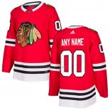 Camiseta Hockey Nino Chicago Blackhawks Personalizada Primera Rojo