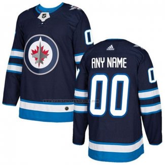 Camiseta Hockey Nino Winnipeg Jets Personalizada Primera Azul