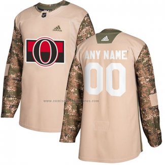 Camiseta Hockey Ottawa Senators Personalizada Autentico 2017 Veterans Day Camuflaje