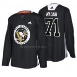 Camiseta Hockey Pittsburgh Penguins Evgeni Malkin New Season Practice Negro