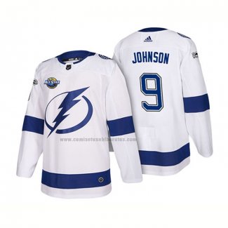 Camiseta Hockey Tampa Bay Lightning Tyler Johnson 2018 Blanco