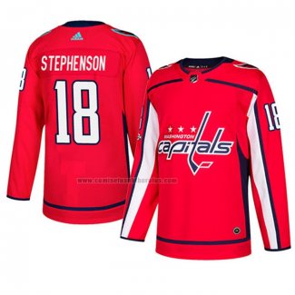 Camiseta Hockey Washington Capitals Chandler Stephenson Autentico Primera Rojo