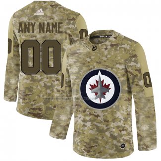 Camiseta Hockey Winnipeg Jets Personalizada 2019 Camuflaje