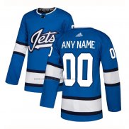 Camiseta Hockey Winnipeg Jets Personalizada Alterno Azul