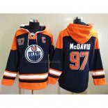 Sudaderas con Capucha Edmonton Oilers Connor Mcdavid Azul