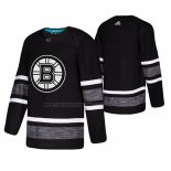 Camiseta Hockey 2019 All Star Boston Bruins Blank Negro