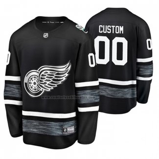 Camiseta Hockey 2019 All Star Detroit Red Wings Personalizada Negro