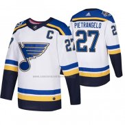 Camiseta Hockey 2020 All Star St. Louis Blues Alex Pietrangelo Segunda Autentico Blanco