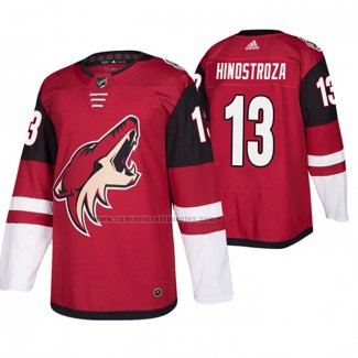 Camiseta Hockey Arizona Coyotes Vinnie Hinostroza Primera Rojo