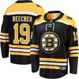 Camiseta Hockey Boston Bruins John Beecher Primera Premier Breakaway Negro