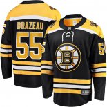 Camiseta Hockey Boston Bruins Justin Brazeau Primera Premier Breakaway Negro