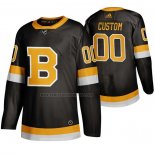 Camiseta Hockey Boston Bruins Personalizada Tercera Negro