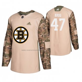 Camiseta Hockey Boston Bruins Torey Krug Veterans Day Camuflaje