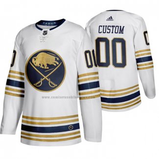 Camiseta Hockey Buffalo Sabres Personalizada Tercera Blanco