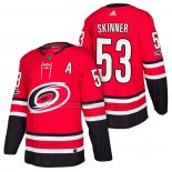 Camiseta Hockey Carolina Hurricanes Jeff Skinner Primera Autentico 2018 Rojo