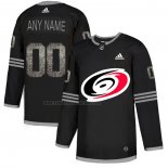 Camiseta Hockey Carolina Hurricanes Personalizada Black Shadow Negro