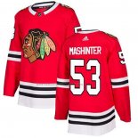 Camiseta Hockey Chicago Blackhawks Brandon Mashinter Primera Autentico Rojo