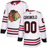 Camiseta Hockey Chicago Blackhawks Clark Griswold Road Autentico Blanco