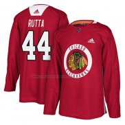 Camiseta Hockey Chicago Blackhawks Jan Rutta New Season Practice Rojo