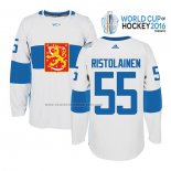 Camiseta Hockey Finlandia Rasmus Ristolainen Premier 2016 World Cup Blanco