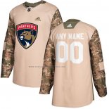 Camiseta Hockey Florida Panthers Personalizada Autentico 2017 Veterans Day Camuflaje