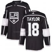 Camiseta Hockey Los Angeles Kings Dave Taylor Primera Autentico Negro