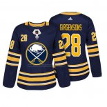 Camiseta Hockey Mujer Buffalo Sabres Zemgus Girgensons Autentico Jugador Azul