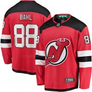 Camiseta Hockey New Jersey Devils Kevin Bahl Primera Breakaway Rojo