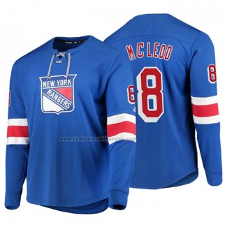 Camiseta Hockey New York Rangers Cody Mcleod Platinum Azul