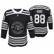 Camiseta Hockey Nino Chicago Blackhawks Patrick Kane Premier Alterno Negro